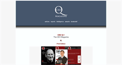 Desktop Screenshot of ceoqmagazine.com